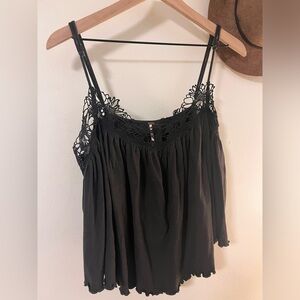 Free People lace embellished tank